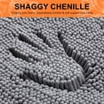 thumbnail image 3 of Smiry Bathroom Rugs Sets 2 Piece, Soft Absorbent Chenille Bath Rug Set, Non Slip Machine Washable Shaggy Bath Mats for Tub, Shower, and Floor (30x20+24x16, Grey), 3 of 7