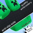 thumbnail image 5 of Pantuflas Minecraft para Niños con Diseño Acogedor de Creeper para Uso Interior, 5 of 5