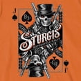 thumbnail image 3 of Hot Leathers SPB1074 Men’s Orange 2023 Sturgis Gambler Short Sleeve T-Shirt Medium, 3 of 4
