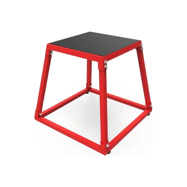 12-pulgada red steel plyometric jumping box con anti-slip surface para home gym exercise