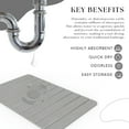 thumbnail image 5 of Diatomite stone Water Absorbing NaturalWhite Under Sink Mat-Protect your Cabinet, 5 of 5