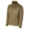 thumbnail image 2 of BANDED Men's 1/4 Zip Mid Layer Fleece Pullover, Color: Spanish Moss, Size: S, 2 of 4