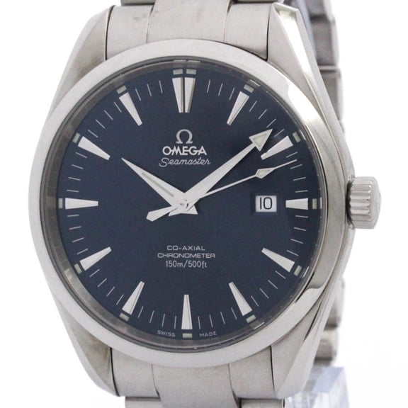 Pre-Owned OMEGA Seamaster Aqua Terra Large Size Automatic Watch 2502.80 Polished