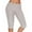 Grey, variant on Zszcpp Capri Leggings For Women High Waist Sports Calf Length Yoga Slimming Running Fitness Breathable Absorb Sweat Pants Trousers