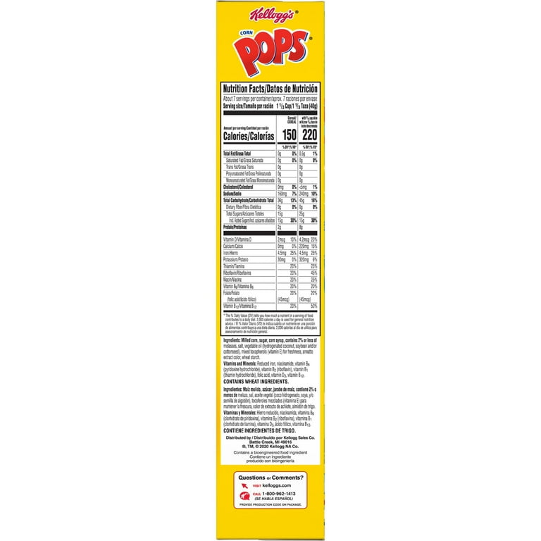 Corn Pops Cereal Nutrition Facts Online Cheapest www.oceanproperty.co.th