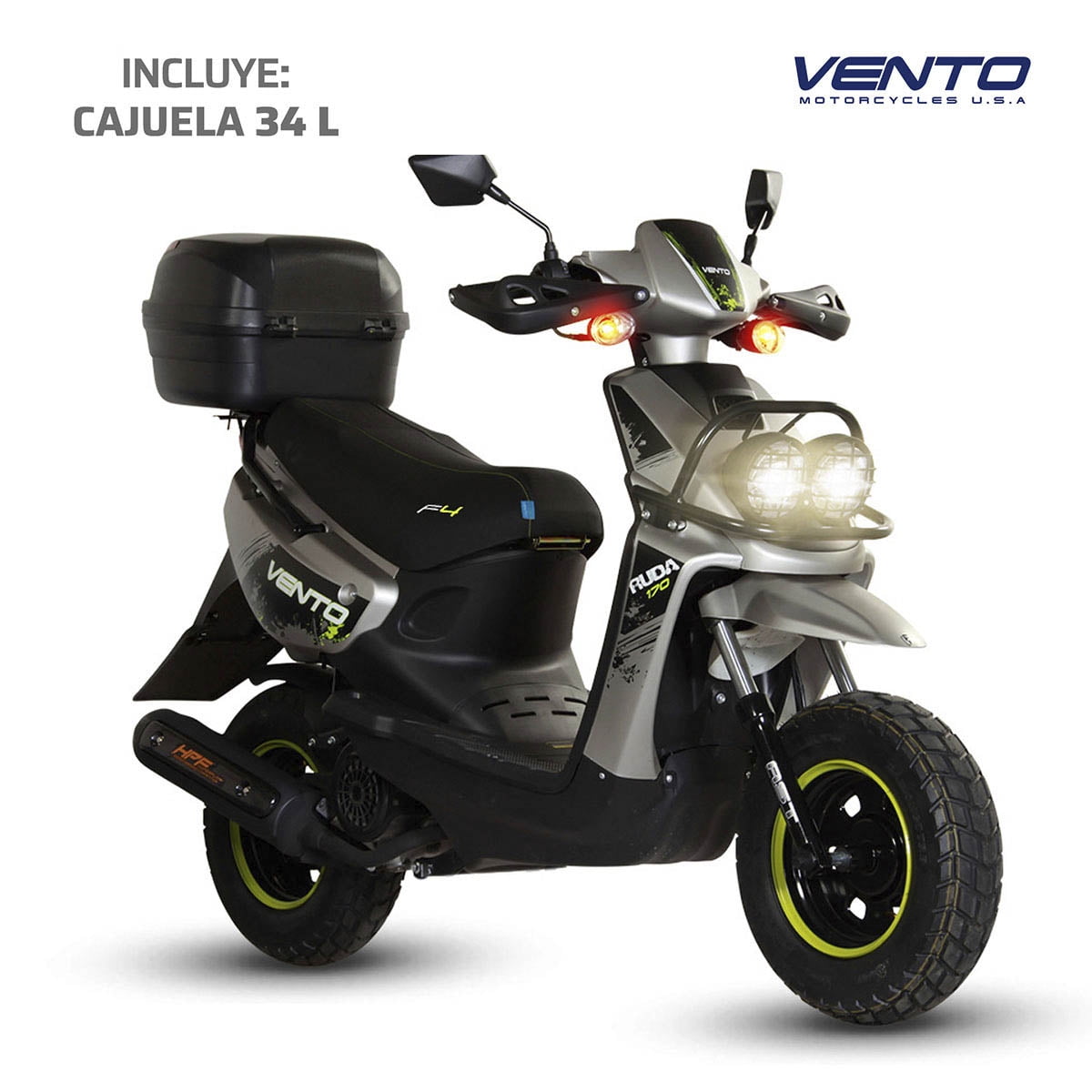 Motocicleta Vento Ruda F4 170 Gris 2026 Motoneta | Bodega Aurrera en línea