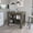 Dark Brown, variant on White/walnut Kitchen Island . Abundant Storage Options. 40.5"w X 27.5"d Countertop. Frame. Easy Installation. 36.02"h 26.74"d 39.79"w. 74.88 Lb With Look. Ample Worktop For Kitchen. 3 Shelves