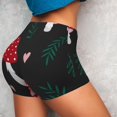thumbnail image 4 of Fotbe Amanita Mushroom Shorts Sin Costuras – Shorts Deportivos de Cintura Alta para Mujer, Elásticos para Gimnasio, Yoga, Running o Ciclismo-Small, 4 of 8