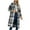 Black, variant on Fall And Winter Warm Oversize Coats For Women Trendy Lapel Buckle Pocket Woolen Checkered Striped Black Outwear Jackets S
