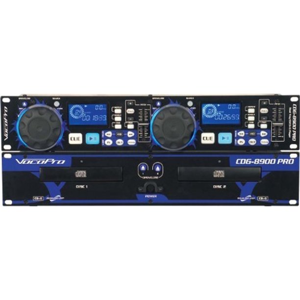 VocoPro Professional Dual Tray CD/CD+G Karaoke Player