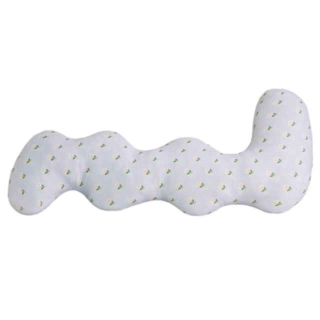 zhangmingg Long Rectangular Summer Pillow for Side Sleepers and Leg Support with Washable Silk Like Cover