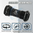 thumbnail image 3 of BUCKLOS Road Bike 68-73mm Bottom Bracket DUB Threaded Aluminum Alloy Mountain Bicycle Bottom Bracket match 29mm crank for MTB BMX, 3 of 5