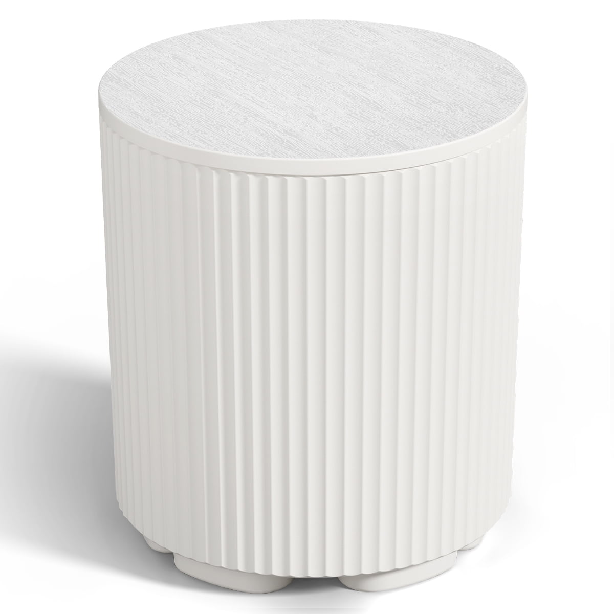 PolarcoForgeco 2-in-1 Portable Ice Bucket Cooler Table, Outdoor Ice Chest & Side Table Combo, Ideal for Patio, Parties, Picnics, Beach, and Outdoor Gatherings, White