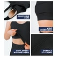 thumbnail image 5 of Nirlon Y Back Adjustable Sports Bras For Women - Nirlux Camisole Sports Bra, Stretchy Womens Tops Soft Workout Tops For Women (Black, 10), 5 of 6