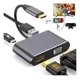 thumbnail image 1 of Adaptador Usb C Hdmi Tipo C A Hdmi 4k Usb3.0 Vga 4 En 1, 1 of 5