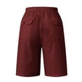 thumbnail image 5 of Cathalem Mens Shorts Big and Tall Mens Athletic Shorts for Men Men Gym Shorts for Men Workout Shorts Men for Running Hiking(Red,L), 5 of 5