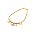 thumbnail image 2 of MOON & SELF Collar Tríada Selene Ojo Turco Gargantilla Baño Oro 18k Elegante, 2 of 5