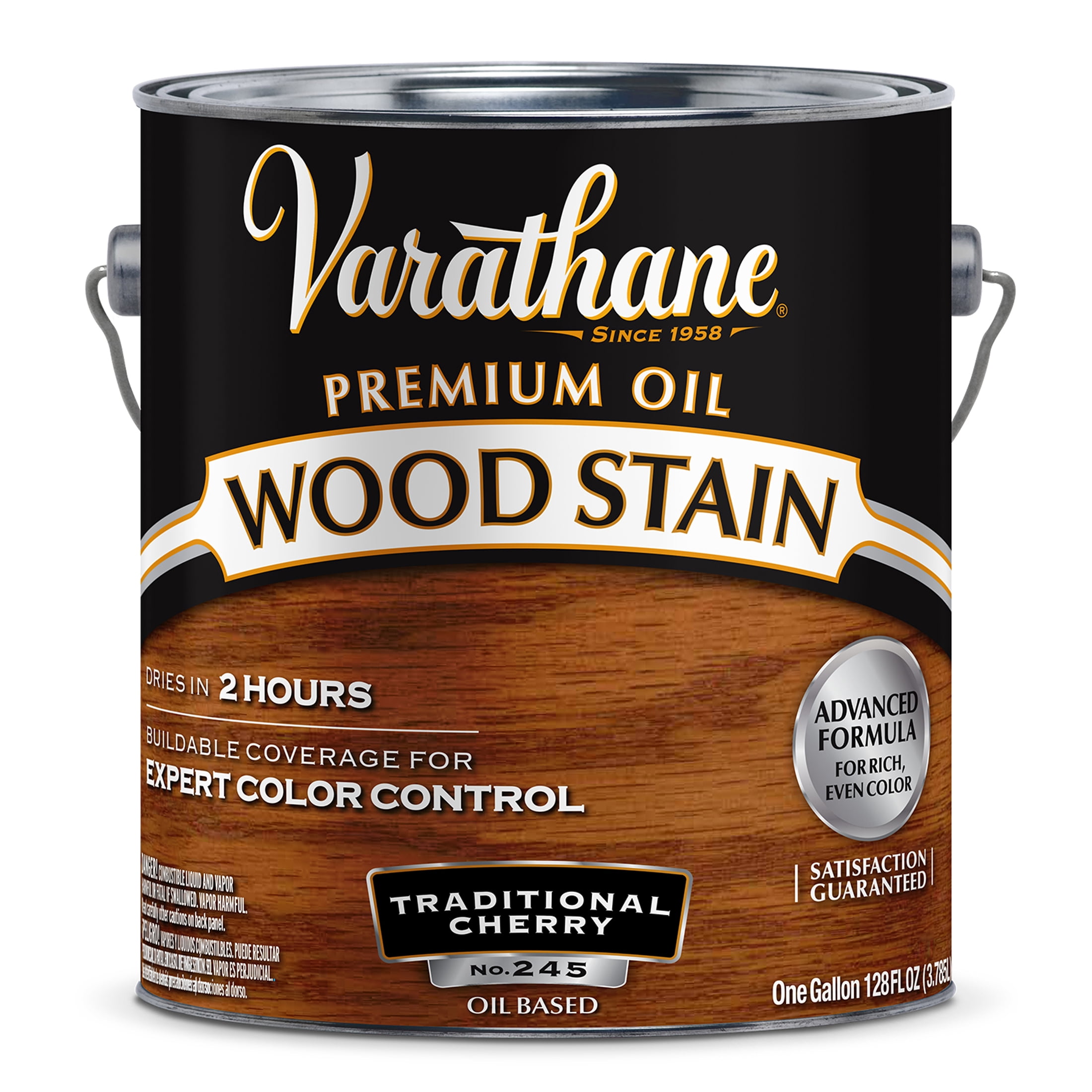 2 Pack, Traditional Cherry, Low VOC, Varathane Premium Oil-Based Interior Wood Stain-212061, Gallon