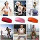 thumbnail image 5 of 10 piezas de diadema deportiva para hombres y mujeres, banda para el sudor, banda elástica para el cabello, diadema de algodón antideslizante que absorbe la humedad para deportes, 5 of 5