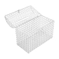 thumbnail image 3 of DENEST Elegant Silver Wedding Card Box with Heart Lock - Clear and Modern Design, 3 of 16