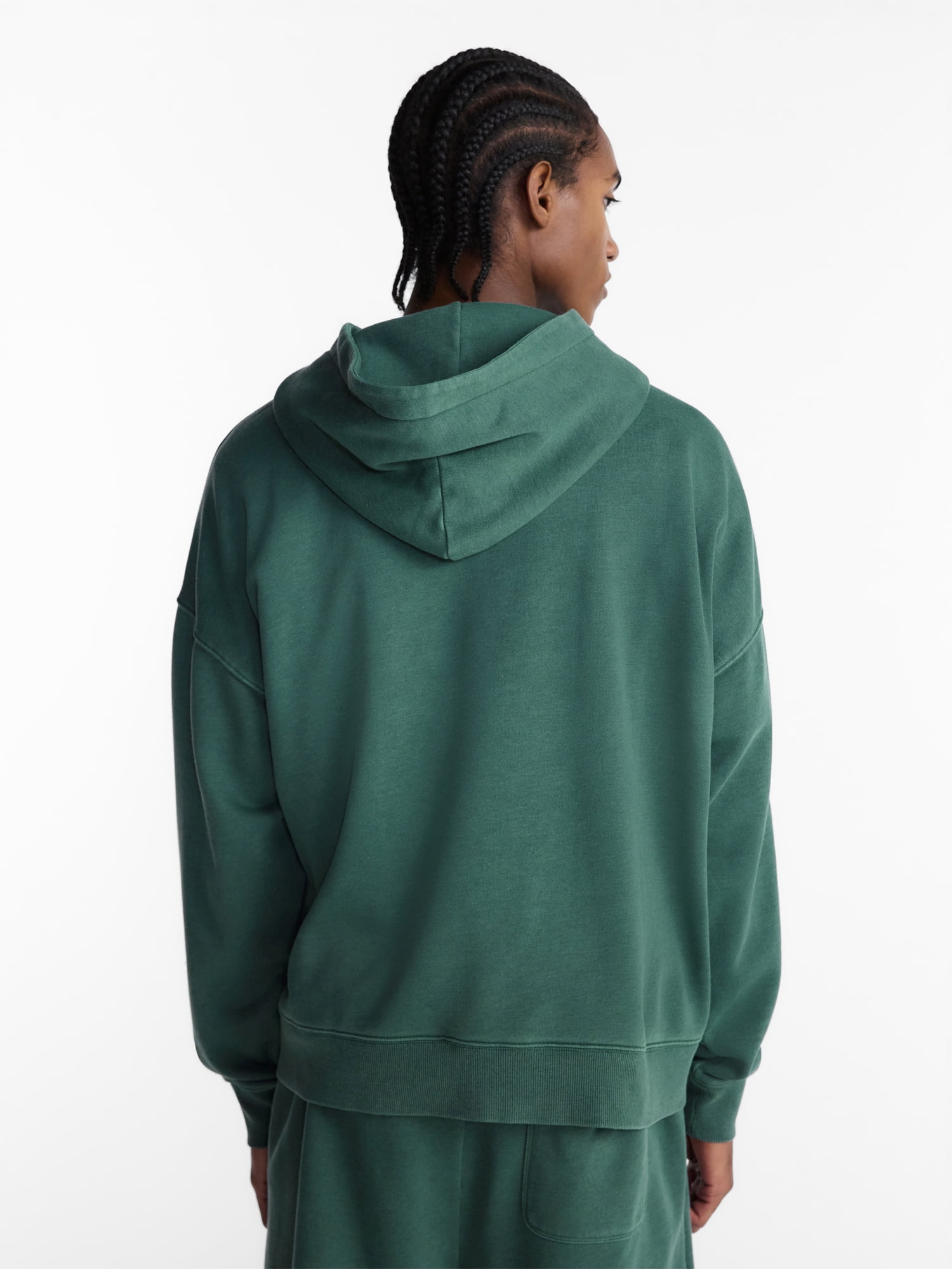 No Boundaries Oversized Hoodie with Long Sleeves, Men's XS-4XLT