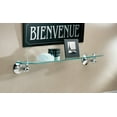 thumbnail image 4 of Moen Lounge Brushed Nickel Vanity Shelf, 4 of 5