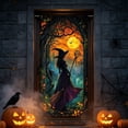 thumbnail image 4 of Cififendec Halloween Witch Printed Door Cover, 70.87" x 35.43", Spooky Fabric Door Banner for Party Front Entry, 4 of 6