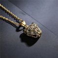thumbnail image 2 of Pendant Leopard Head Pendant Necklace JFHHH pequeña, 2 of 3