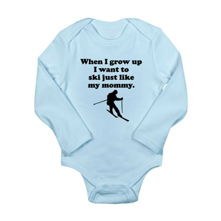 

CafePress - Ski Like My Mommy Body Suit - Long Sleeve Infant Bodysuit