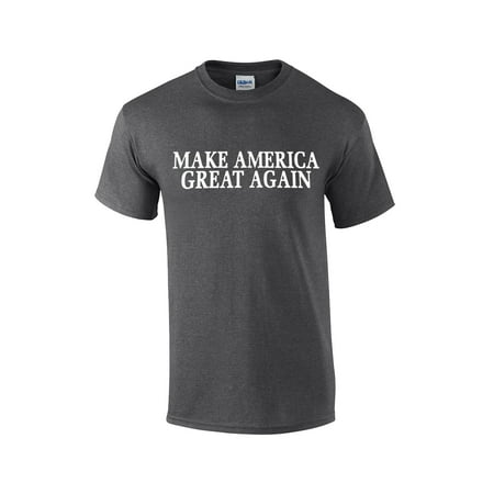 Make America Great Again Donald Trump President 2016 Adult Tee-Heather (Best Presidents Day Clothing Sales)