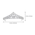 thumbnail image 2 of OUNONA Bride Headband with Fine Workmanship and Exquisite Details for Weddings in Silver Color Alloy Material, 2 of 8