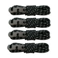 thumbnail image 2 of tamizeot 4pack/lot Nylon Guyline Tent Rope Adjuster Camping Accessory For Hiking Climbing Strong Tear Resistant And Durable Black 300cm, 2 of 6