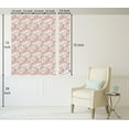 thumbnail image 5 of Ambesonne Tropical Peel & Stick Wallpaper for Home, Flower Leaf Watercolor Art, 13"x72", Dark Warm Taupe and Pink, 5 of 5