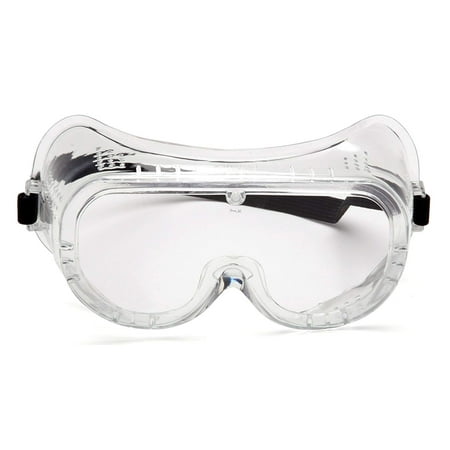 Pyramex G201T-TV Clear Anti-Fog Perforated Safety Goggle, Each