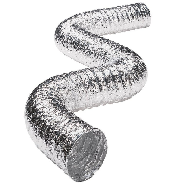 Deflecto Supurr-Flex Clothes Dryer Transition Duct - 4" x 8' F0408B/4