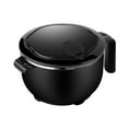 thumbnail image 1 of EeaseMX Tazón de acero inoxidable de gran capacidad para fideos instantáneos con tapa, lonchera aislante para alimentos (negro), 1 of 7