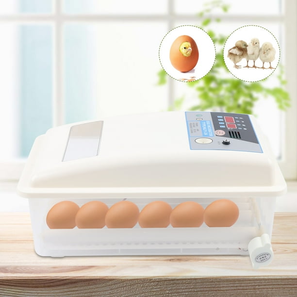 24 Eggs Incubator with Egg Turner, Digital Egg Incubator Hatcher