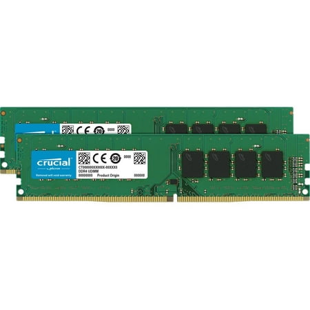 "Crucial 16GB Kit (2 x 8GB) DDR4-2400 UDIMM - CT2K8G4DFS824A"
