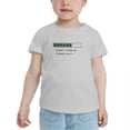 thumbnail image 2 of Diaper loading,please wait... Cute Toddler T-Shirts for Boys Girls (Gray, Youth M), 2 of 5