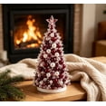 thumbnail image 3 of DIY Beaded Christmas Tree Craft Kit for Adults, 3D Pearl Beaded Tree Making Set, Complete Handmade Tabletop Ornament for Home Office Holiday Display(A4), 3 of 6