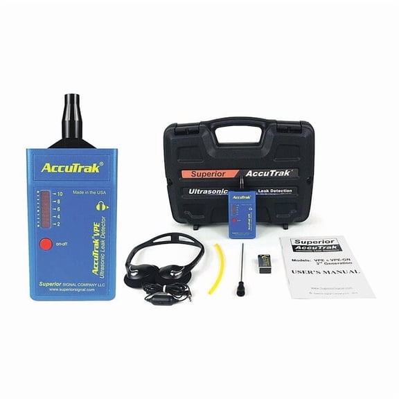 Ultrasonic Leak Detector, AC Frequency Response: 36 KHz to 42 KHz