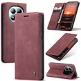 thumbnail image 4 of Funda FOXDOCK cartera de cuero retro para FOXDOCK Redmi Note 15 Pro Plus 5G – Resistente a golpes, ranuras para tarjetas – Roja, 4 of 5