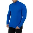 thumbnail image 5 of X RAY JEANS Mens Turtleneck Sweater Pullover, Royal Blue, 3XL, 5 of 10
