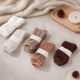 thumbnail image 3 of Mygeromon Fuzzy Socks for Women Fluffy Cozy Soft Socks for Winter Christmas Gifts 5 Pairs(Brown Series), 3 of 10