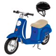 thumbnail image 1 of Razor Pocket Mod Mini Euro 24V 250W Trottinette Rétro Électrique pour Enfants avec Casque, Bleu, 1 of 8