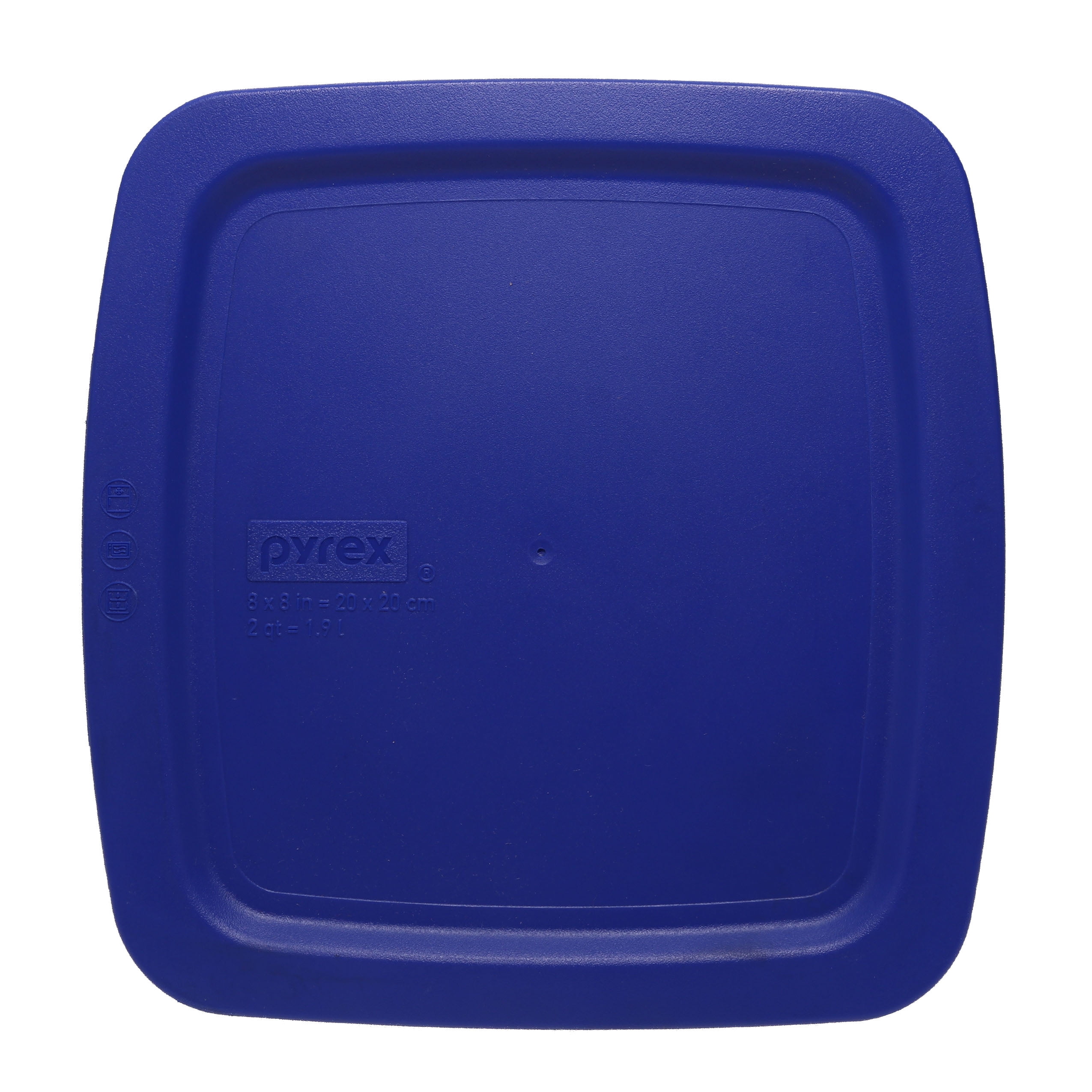 Pyrex C222PC Cadet Blue Easy Grab Square Plastic Storage Replacement