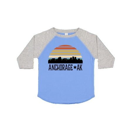 

Inktastic Anchorage Alaska Skyline Gift Toddler Boy or Toddler Girl T-Shirt