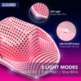 thumbnail image 3 of Pink Light Up Cowboy Hat - LED Cowboy Hat for Bachelorette Parties, Halloween and More - Neon Cowboy Hat Light Up with our LED Sequins on all Light Up Cowgirl Hats, 3 of 8