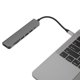 thumbnail image 5 of Hub USB C, Carcasa De aleación De Aluminio Transferencia De Datos De Alta Velocidad Adaptador Ethernet A USB Carga Rápida Multipuerto 7 En 1 Para Televisores Para Monitores Para, 5 of 7