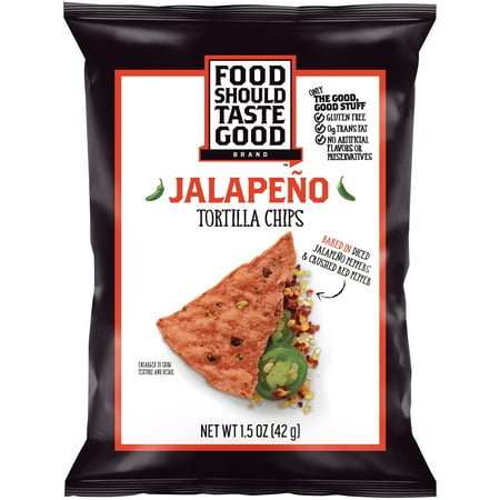 Food Should Taste Good ® Jalape ±o Tortilla Chips 1.5 oz. Bag